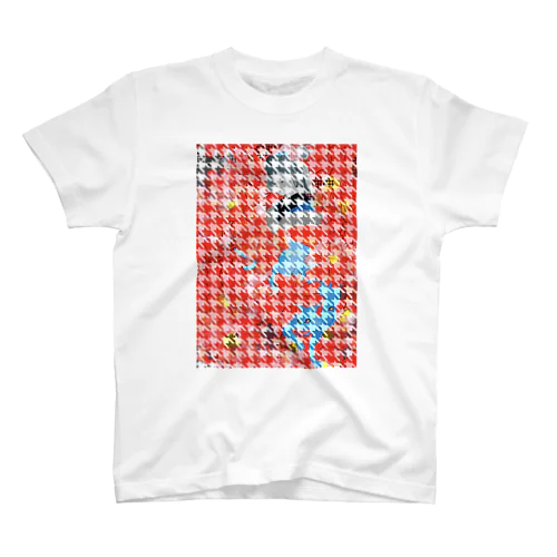 Geisha(Original hound'stooth) Regular Fit T-Shirt