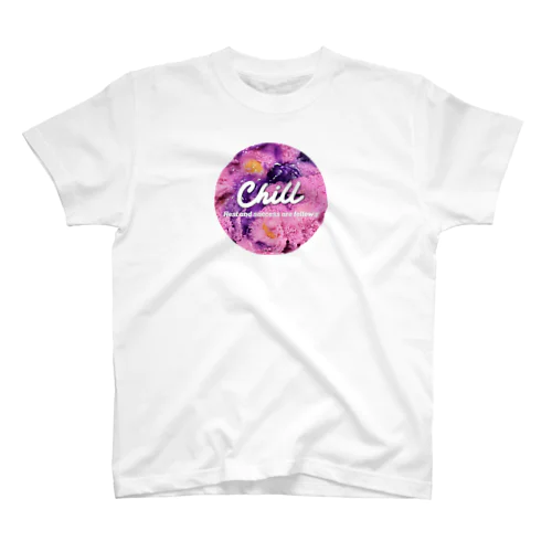 Chill (pink, circle ver.) Regular Fit T-Shirt