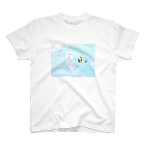 海の生き物クリオネ スタンダードTシャツ