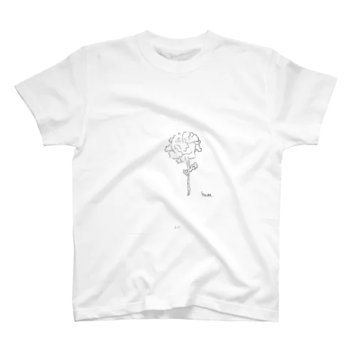 Retro rose スタンダードTシャツ