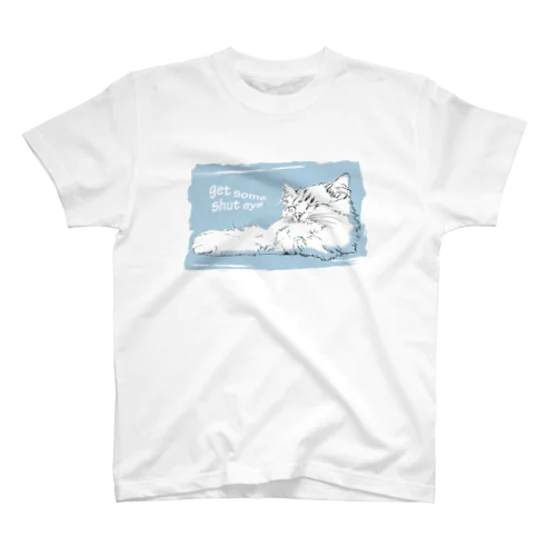 寝る猫 スタンダードTシャツ