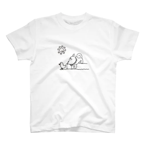 柴犬スター スタンダードTシャツ