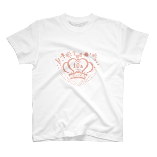 10周年ロゴ天使カラー Regular Fit T-Shirt