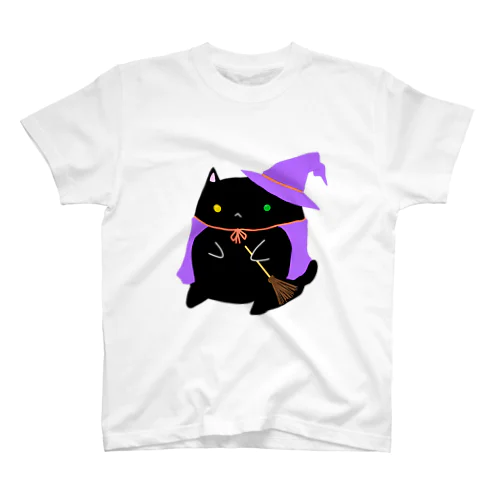 魔女くろねこ Regular Fit T-Shirt