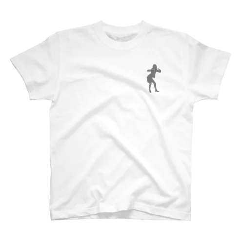ウルトラガール　グレーロゴシリーズ 티셔츠