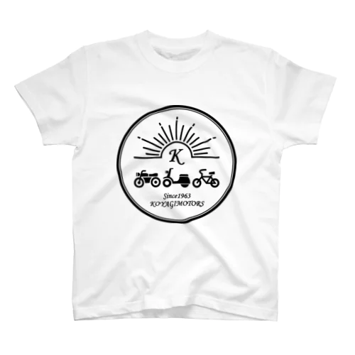 Koyagimotors 黒circle Regular Fit T-Shirt