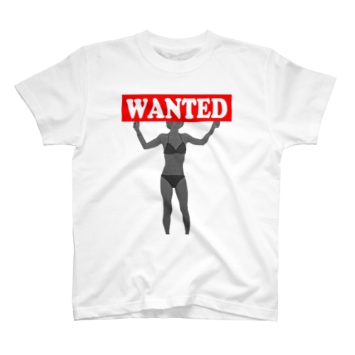 WANTED　ロゴ Regular Fit T-Shirt