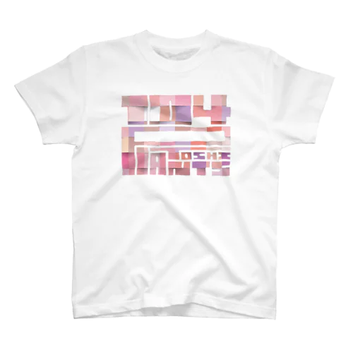 104plants Pink Regular Fit T-Shirt