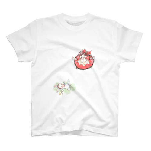 アリスなおねぇちゃんとうさぎの弟君 スタンダードTシャツ