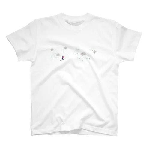 山を滑ろう_ts スタンダードTシャツ