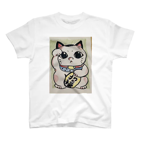 金運招き猫 スタンダードTシャツ