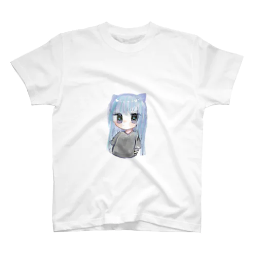 ねこおんなのこ Regular Fit T-Shirt