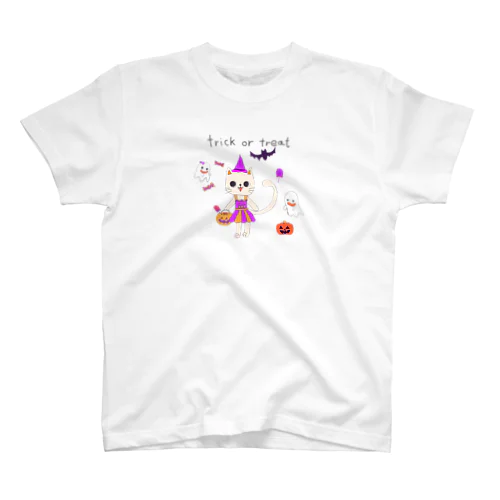 トリック・オア・トリート　ねこ Regular Fit T-Shirt