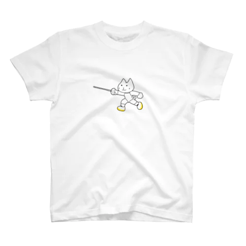 フェンシング ヤマダネコ（突き素顔） Regular Fit T-Shirt