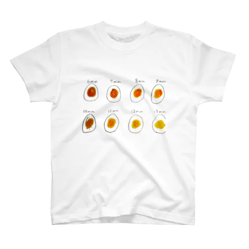 ゆで卵早見表 Regular Fit T-Shirt