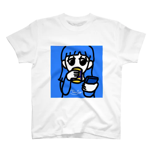 飲みスマホ スタンダードTシャツ