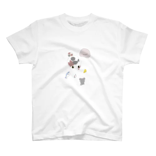 一触即発にゃんこ Regular Fit T-Shirt