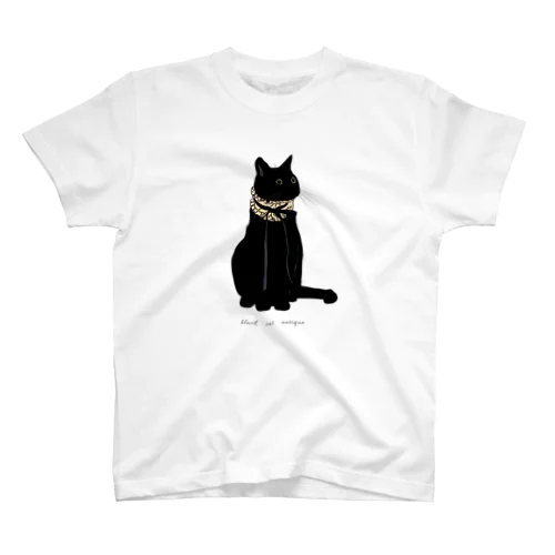 ゴシックな黒猫 スタンダードTシャツ