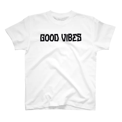 Good Vibes バックプリントNY スタンダードTシャツ