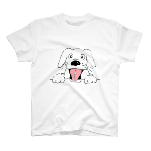 ひょっこり犬 Regular Fit T-Shirt