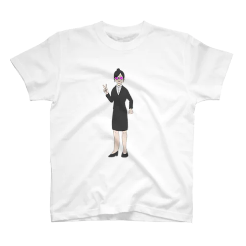 仕事しすぎておかしくなった人 スタンダードTシャツ