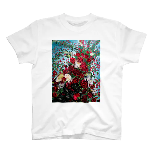 薔薇の木とフェレット Regular Fit T-Shirt