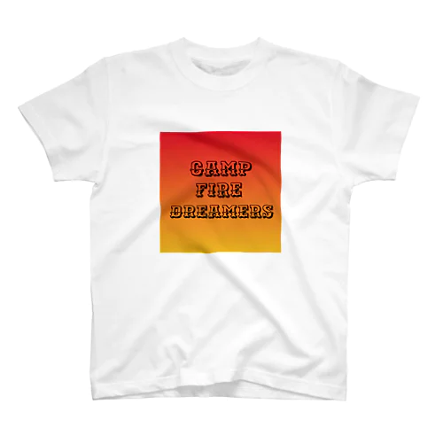 Camp Fire Dreamersロゴ Regular Fit T-Shirt