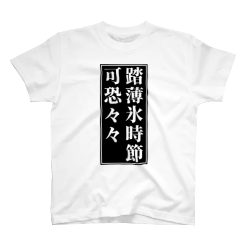 薄氷を踏む時節 スタンダードTシャツ