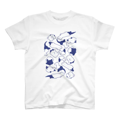 多シロヌノマトメ青 スタンダードTシャツ