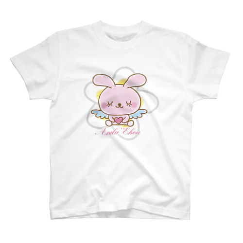 天使のうさぎハピバニちゃん スタンダードTシャツ