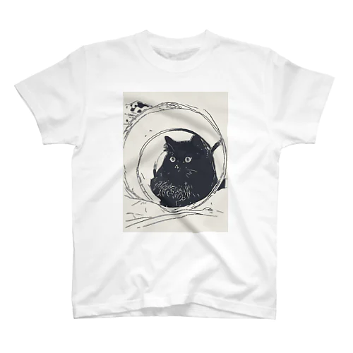 黒猫のジジくん　シリーズ1 スタンダードTシャツ