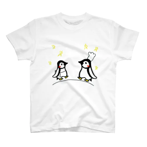 落書きペンギンさん。 スタンダードTシャツ