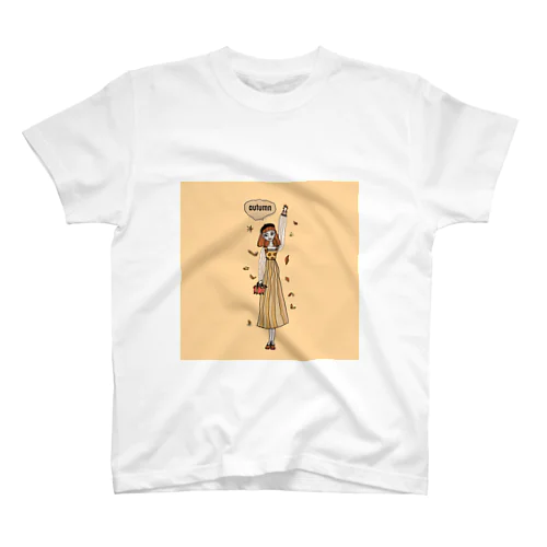 秋の女の子 Regular Fit T-Shirt