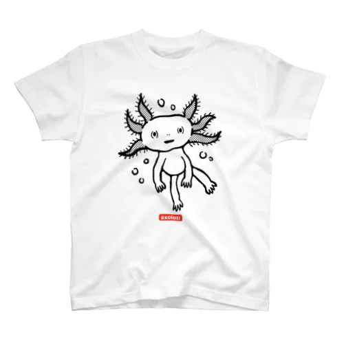 おとぼけ顔のウパさん_モノクロver スタンダードTシャツ