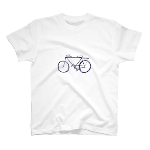 白い自転車 Regular Fit T-Shirt