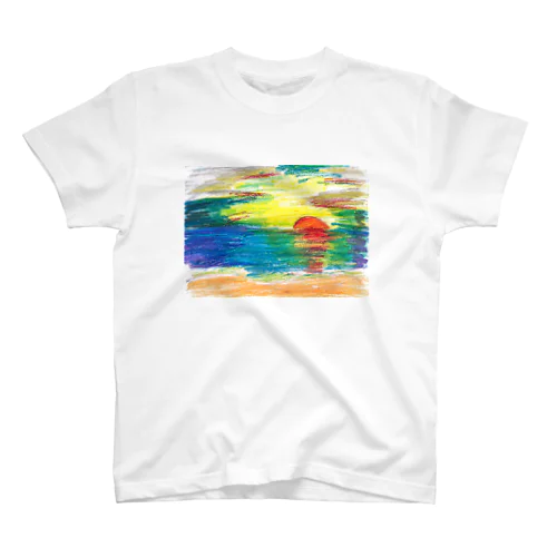 夕焼けの海 Regular Fit T-Shirt