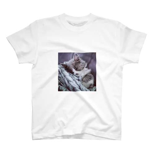 助けてくださいfip cat スタンダードTシャツ