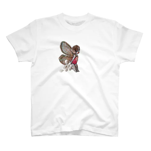 妖精の刺繍 Regular Fit T-Shirt