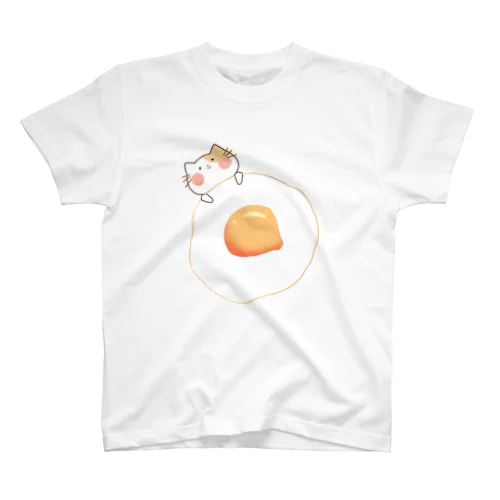 ねこと目玉焼き スタンダードTシャツ