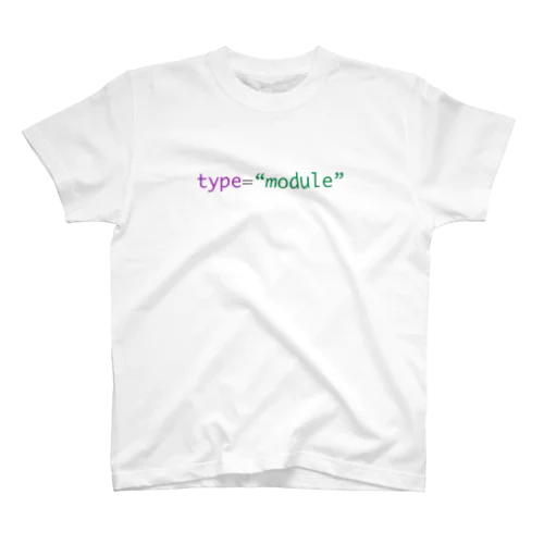 type module スタンダードTシャツ