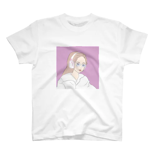 韓国女の子 スタンダードTシャツ