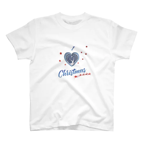 Studio Made in france 002 I love Christmas スタンダードTシャツ