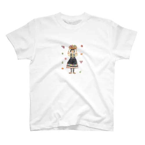 フルーツのせ子 スタンダードTシャツ