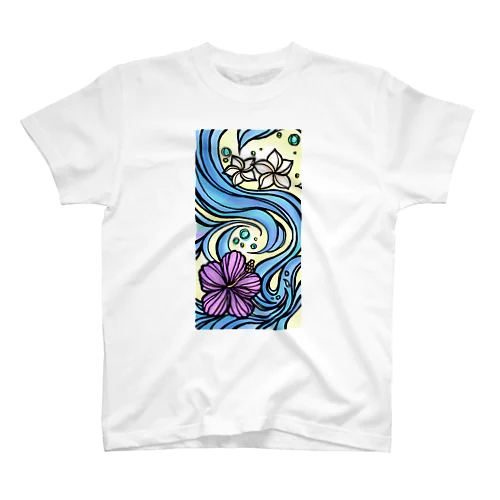 wave.flower.001 スタンダードTシャツ