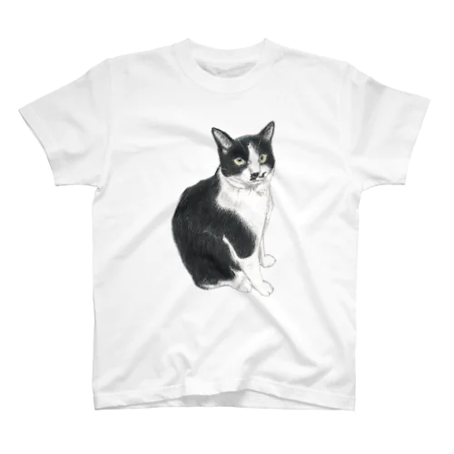 [森図鑑] ハチワレ猫 Regular Fit T-Shirt