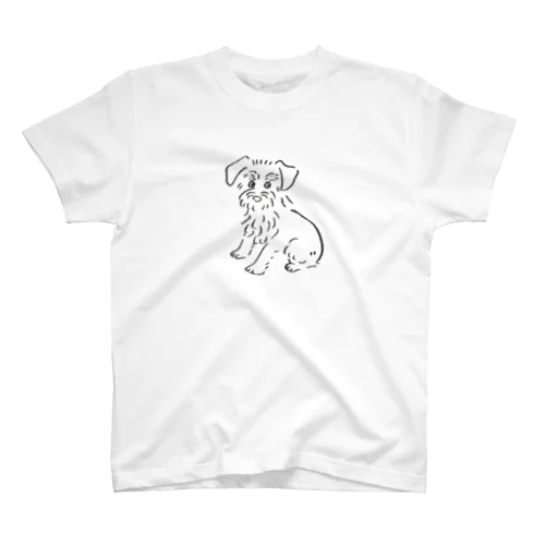 シュナウザーのワンちゃん Regular Fit T-Shirt