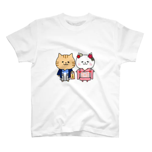 七五三にゃんこ Regular Fit T-Shirt