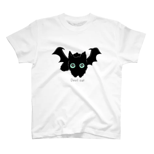悪魔みたいな猫 Regular Fit T-Shirt