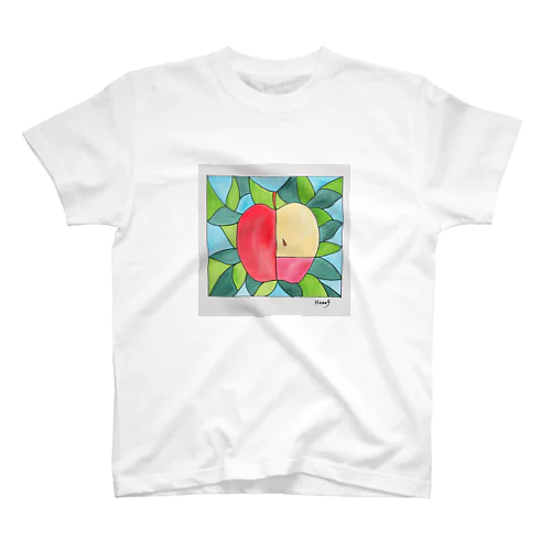 りんご🍎ステンドグラス風 スタンダードTシャツ