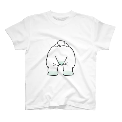 しろくま ママのうえ Regular Fit T-Shirt